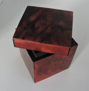 Estilo europeo madera y resina hecho a mano pulido de alta calidad tipo de regalo joyero caja de regalo embalaje de joyería - Product Image 4