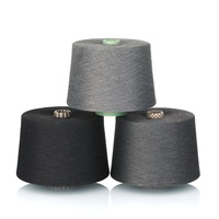 Fil filé en polyester 100% pour le tissage 20S 30S 40S 20/1 30/1 40/1 fil filé en polyester filé à anneau Vortex OE