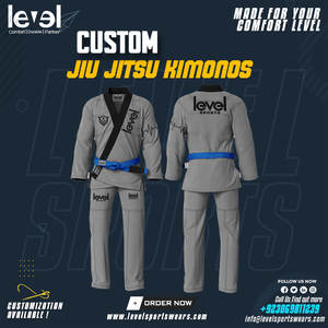New Design High Quality Bjj Gi Jiu-jitsu Martial Arts Suits Custom Logo Kimono Jiu Jitsu Kimonos Judo Uniform - Product Image 2