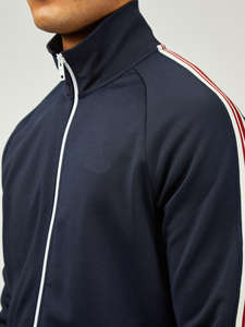 Conjunto Deportivo Personalizado al por Mayor para Hombre, Manga Larga, Transpirable, con Cremallera Completa, para Correr, 100% Algodón, para Entrenamiento al Aire Libre, Estampado - Product Image 4