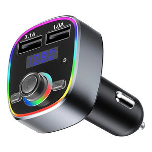 Transmetteur FM Bluetooth pour voiture, audio mains libres USB - Couleurs assorties - Product Image 1