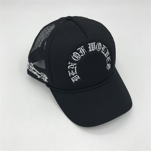 High Quality Custom Foam Trucker Hats 5 Panels <b>Rope</b> Brim 17+ Colors Oxford Fabric Business Appropriate Logo Embroidery Printed - Product Image 4