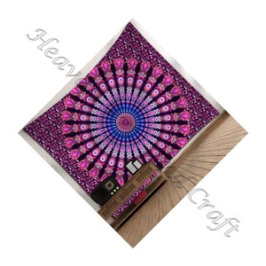 Tapiz de Mandala con patrones para colgar en la sala de estar, decoración de dormitorio, tapiz de arte de pared impreso personalizado - Product Image 3