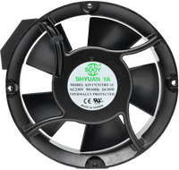Ventilateur axial AC industriel compact pour cabine de peinture, cuisine de restaurant, avec roulement à billes, électrique, OEM ODM