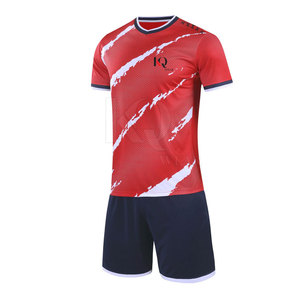 Nuevo Uniforme de Fútbol para Hombre Adulto de Alta Calidad, 100% Poliéster, Transpirable, Ligero, de Secado Rápido, Cuello en V, Manga Corta - Product Image 1
