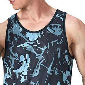 Meilleur débardeur de sport pour homme en polyester/coton, tissu respirant à carreaux, style décontracté hip-hop, grandes tailles, vente en gros - Product Image 5