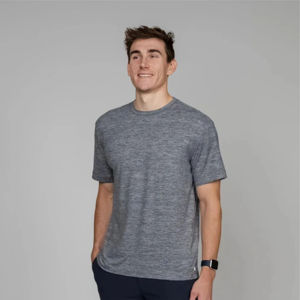 T-shirt professionnel en gros 100% coton pour hommes personnalisé avec logo de la marque grande taille surdimensionné coupe ajustée style décontracté uni - Product Image 6