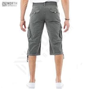 Pantalones Cortos Cargo de Verano para Hombre de Alta Calidad, Estilo Urbano con Patrón Sólido, Precio Bajo en Oferta - Product Image 3