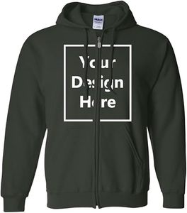 Trending <b>Men's</b> Hooded Sweatshirts 100% Cotton Latest <b>City</b> Fashion with Zip Customizable Text Design and Solid Pattern Breathable - Product Image 1
