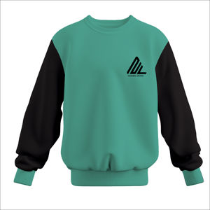 Sudadera con capucha lavada con ácido y hombros caídos gruesos personalizados, Sudadera con cuello redondo bordado 3D en relieve para hombre, Otoño, ecológica - Product Image 2