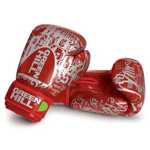 Guantes de Boxeo Personalizados para Jóvenes, 12oz, de Cuero, para Entrenamiento, con Patrón Impreso y Logotipo Personalizado para Gimnasios y Eventos Deportivos - Product Image 4