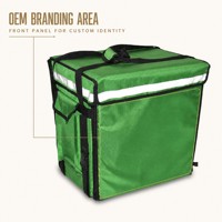 Sac à dos isotherme personnalisé 1680D grande capacité pour livraison de repas, sac thermique pour restaurant, plats à emporter, coursier