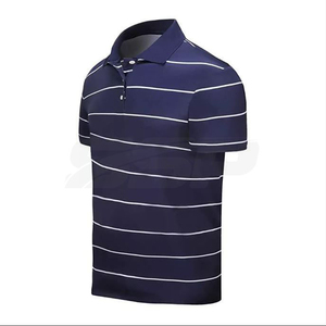 Polos con logotipo personalizado para hombre, camiseta Polo de poliéster lisa en blanco con bordado personalizado de golf informal de algodón de color sólido de talla grande - Product Image 2