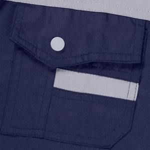 เสื้อยืดกีฬาสะท้อนแสง OEM/ODM สำหรับงานก่อสร้างถนน เสื้อโปโลแขนสั้นสำหรับผู้ชาย เสื้อยืดทำงานกลางแจ้ง สีฟ้า - Product Image 3