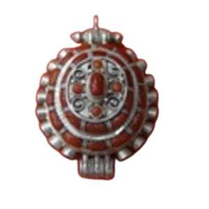 Colgantes tibetanos de metal blanco, Ghau - Product Image 6