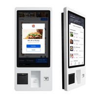 Máquina Autoservicio Todo en Uno de Escritorio, Pedidos Autoservicio, Pago con Código QR y Máquina de Inducción