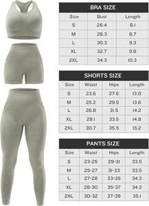 Service OEM/ODM, ensembles de vêtements de yoga avec logo personnalisé, vêtements de fitness pour femmes, vêtements de sport de haute qualité, ensemble 2 pièces, ensemble de yoga de fitness pour femmes - Product Image 6