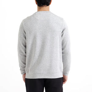 Vente en gros de sweat-shirt en coton uni personnalisé de qualité supérieure logo imprimé pull en éponge français sweat-shirt à col rond pour hommes - Product Image 3