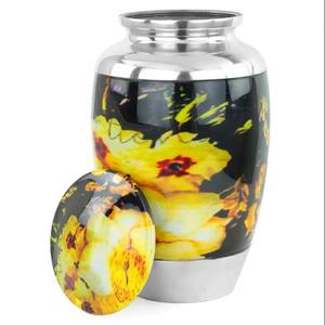 Urnes funéraires en aluminium gravées - Design moderne, vase de sol durable pour usage commémoratif - Product Image 6