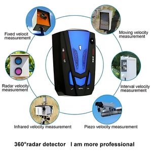 V7 Auto Snelheidsmeter Elektronische Radar Snelheidsmeter Instrument Voertuig Snelheidsradar Detector - Product Image 2