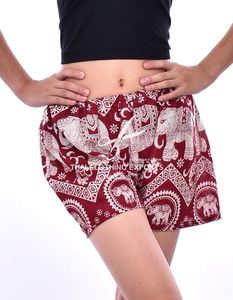 Shorts en lin pour femmes, style ample, 3/4, imprimés, vintage, en gros, en chanvre, Quanzhou, motif éléphant, livraison directe - Product Image 2