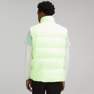 Haute qualité bulle bouffant gilet américain hommes hiver en plein air décontracté respirant vêtements d'extérieur corps plus chaud sans manches veste Zip - Product Image 4
