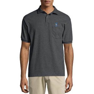 Logotipo personalizado Serigrafía Transpirable Tallas grandes Jersey Sólido Hombre para Camisas Verde oscuro para el cuello - Product Image 4