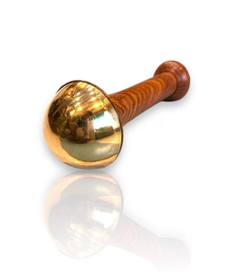 Baguette Kansa Premium de taille moyenne avec manche en bois La plus grande société de fabrication Massage ayurvédique du corps du visage par glowin fashion - Product Image 4