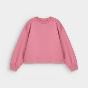 Sudadera Rosa Sólida Cálida de Invierno para Mujer, Sudadera Informal de Punto 100% Algodón, Sudadera Suave de Forro Polar, Ropa de Calle Cómoda Hecha en Pakistán - Product Image 1