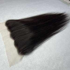 CDYHAIRVN HD Transparente para Cabello Humano Natural Liso 100% Virgen No Remy con Aspecto Liso y Efecto Hueso, Nudos Simples/Doble - Product Image 2