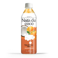Vietnamese leverancier van heerlijk smakende Nata de Coco drank in 500ml PET fles, private label fruit- en groentesap, HACCP/ISO/HALAL gecertificeerd.