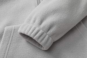 Sudaderas para niñas Jersey de lana con media cremallera Niños Ligero Suave Polar Sudaderas con capucha de manga larga con bolsillo - Product Image 5