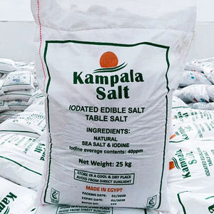 Sel de table blanc pur raffiné en poudre |   Iodé à usage alimentaire |   Sac de 25 kg de sel de mer de Kampala - Product Image 1