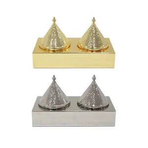 Ensemble de bols à bonbons en acier inoxydable de haute qualité au prix de gros plateau de service avec couverture ensembles de vaisselle - Product Image 3