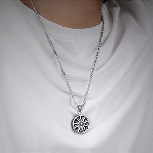 Collar con colgante de León estilo Punk de plata de ley para hombres etiquetas Rock Movie Lion Jewelry para hombres colgante diario y de fiesta - Product Image 5