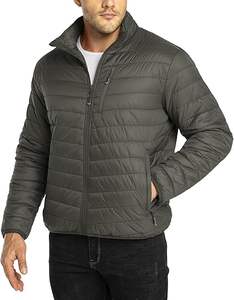 Confortable et élégant hiver chaud manteau épais extérieur doudoune personnalisé à capuche bulle doudoune hommes Bomber veste - Product Image 5