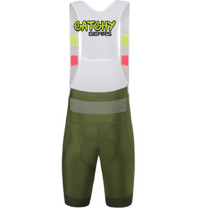 กางเกงปั่นจักรยานแบบมีสายรัดเอว ระบายอากาศได้ดี ผลิตจากผ้าสแปนเด็กซ์และโพลีเอสเตอร์ไร้ตะเข็บ เหมาะสำหรับการปั่นจักรยานเสือภูเขาแบบออฟโรดและเทรล - Product Image 5