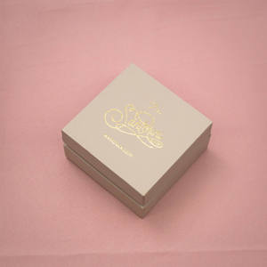 Santorini ECO Gray <b>Small</b> Pendant Luxury Custom Logo <b>Gift</b> Packaging Jewelry <b>Boxes</b> for <b>Small</b> Pieces - Product Image 1