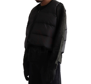 เสื้อกั๊กพัฟเฟอร์แบบสั้น น้ำหนักเบา ระบายอากาศได้ดี กันลม ไม่มีแขน แบบสั่งทำขายส่ง รุ่นกลางคืน  บุใยอุ่นๆ สำหรับฤดูหนาว ปี 2024 - Product Image 5