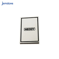 Caja de regalo de papel de alta calidad impresa personalizada Cierre blanco Regalo de joyería Caja de regalo magnética plegable rígida