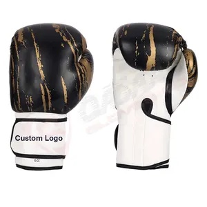 Vente en gros de produits professionnels confortables de bonne qualité personnalisés Gants en cuir PU sur mesure avec des combats de boxe en gros-