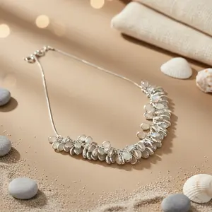 Collar de Plata con Racimo de Amatistas para Mujer, Joyería de Piedras Preciosas con Cuentas, a la Moda - Product Image 3