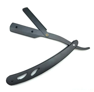 มีดโกนแบบใช้แล้วทิ้งมีดโกนขอบตรงทำจากสแตนเลสสำหรับกำจัดขนตามร่างกายสำหรับเครื่องตัดผมบิกินี่ร้อน - Product Image 3