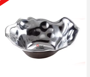 ชามสเตนเลสสตีลสำหรับเสิร์ฟช็อคโกแลตทำจากโลหะสีเงินเงาสำหรับร้านอาหารของโรงแรมและบาร์ - Product Image 5