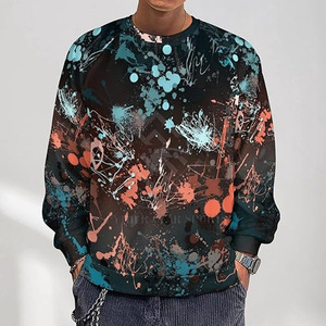 Sweat-shirt en molleton respirant et écologique pour homme, coupe classique, imprimé uni, de haute qualité, fabriqué au Pakistan pour adultes - Product Image 2