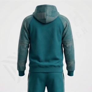Conjunto Deportivo Personalizado para Hombre, Sudadera con Capucha de Felpa, Pantalones Deportivos, Chándal de Invierno con Pedrería, Ropa Deportiva para Gimnasio y Fitness - Product Image 2