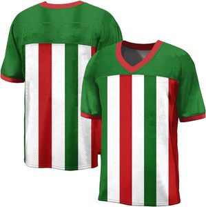Camiseta de fútbol americano profesional personalizada, camiseta de malla atlética, ropa deportiva de sarga sublimada, camiseta de fútbol para jóvenes - Product Image 2