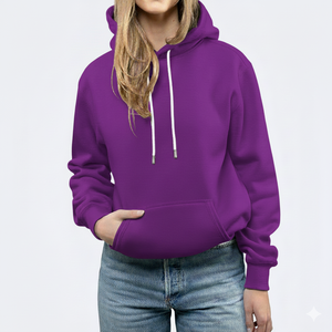 Wholesale Manufacturer Fashion Blank Women Pullover <b>Hoodie</b> Heavyweight <b>Oversize</b> Loose Casual Drop Shoulder Solid Women's Hoodies - Product Image 1