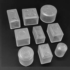 Modèle à face carrée en caoutchouc de silicone transparent 30x60mm Bonne résistance aux chocs Couvercle de tuyau automobile fabriqué en Thaïlande - Product Image 6