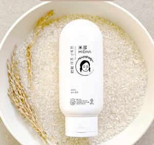 Loción Corporal de Leche de Arroz MIDHA 500ml, Ácido Hialurónico, Antienvejecimiento, Antiarrugas, Blanqueadora, Vegana, Apta para Todo Tipo de Piel, OEM ODM Corea - Product Image 3